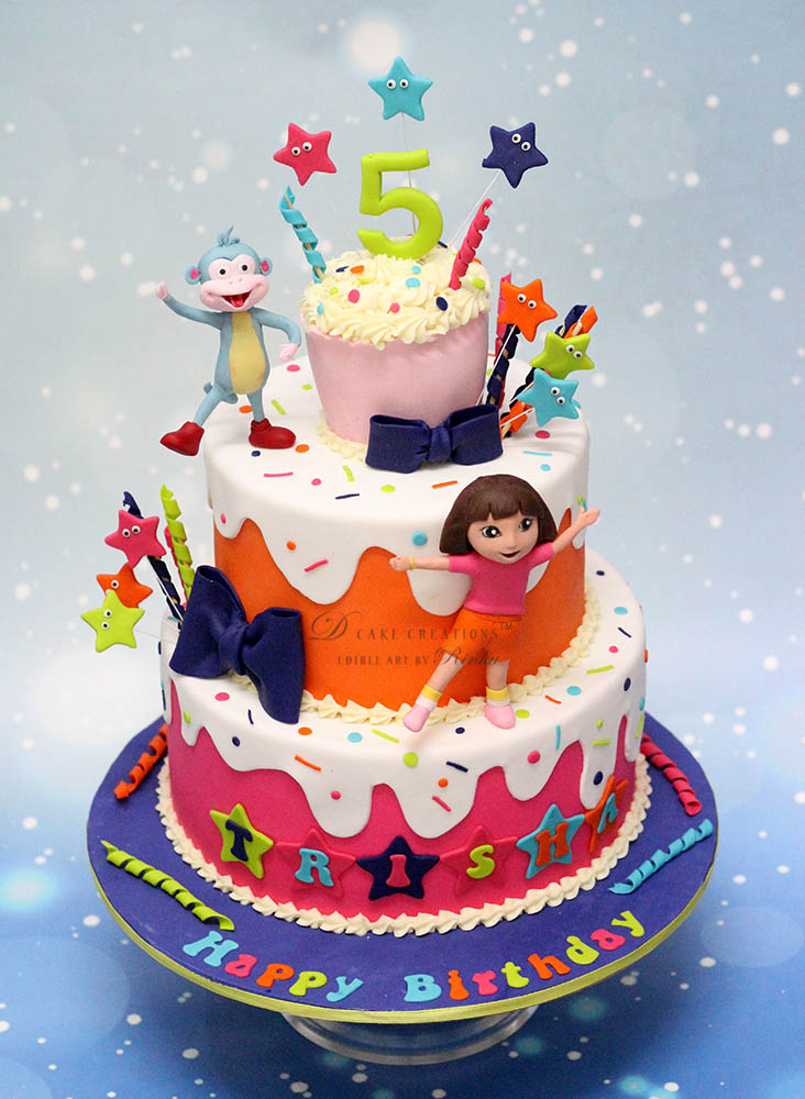 Dora Birthday Cakes for Girls