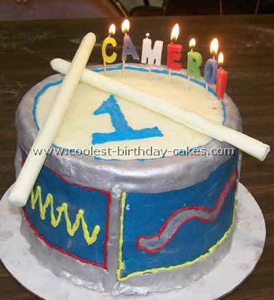 Drum Birthday Cake Ideas