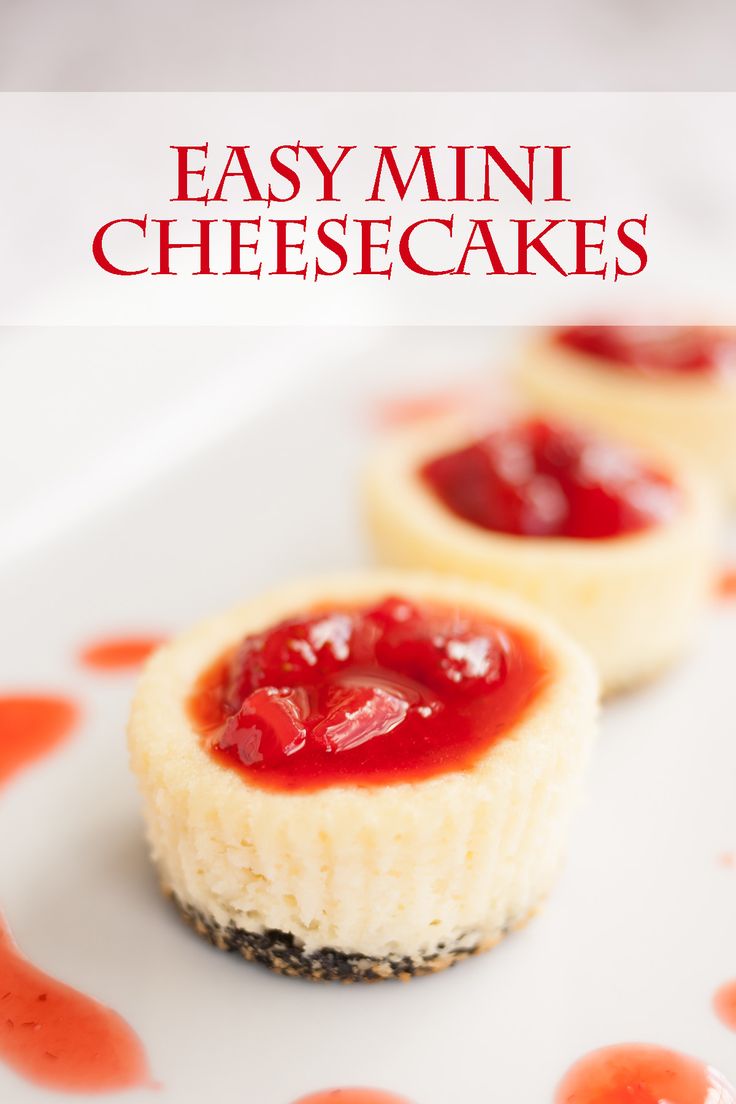 Easy Mini Cheesecake Recipe