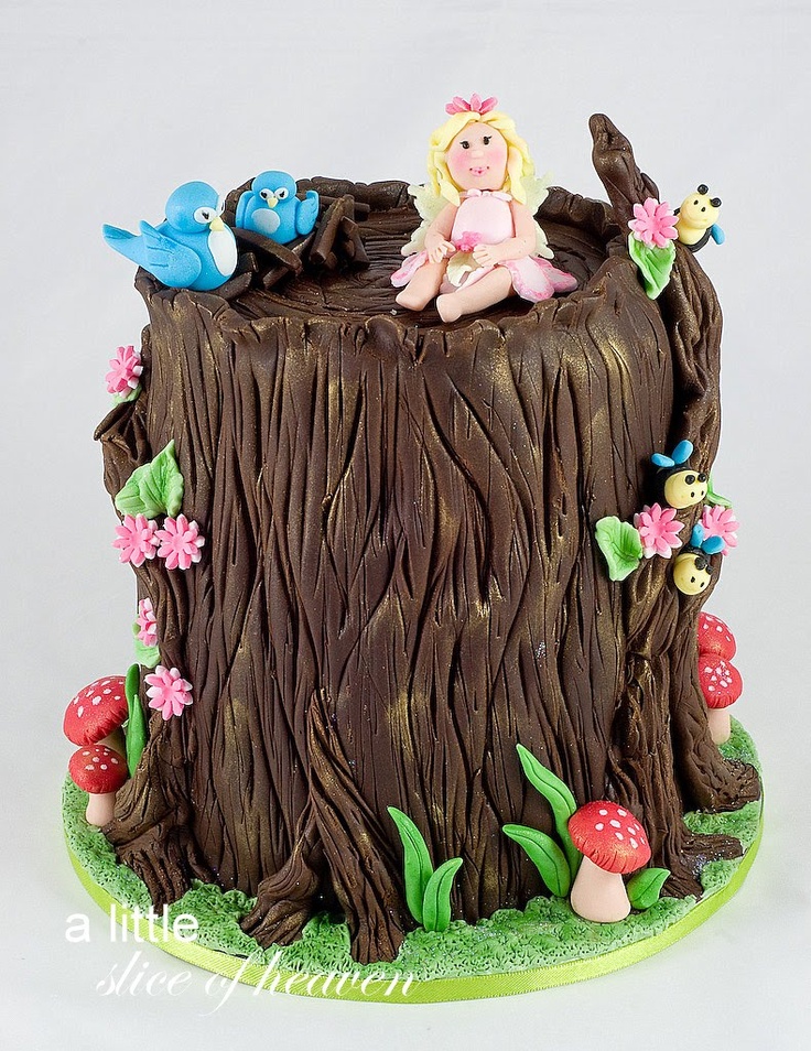 Enchanted Woodland Birthday Cake