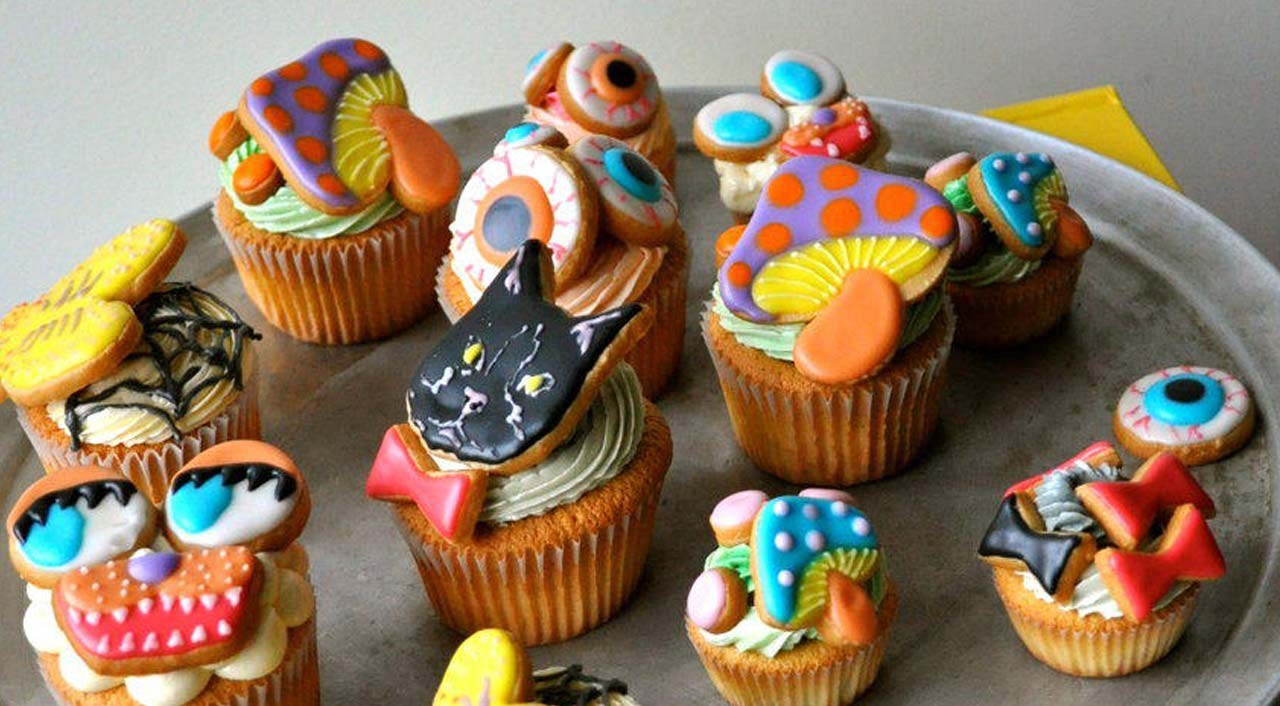 Fancy Halloween Cupcakes