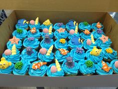 Finding Nemo Birthday Cupcakes