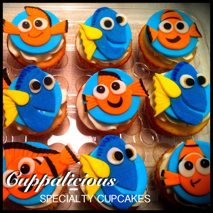 Finding Nemo Cupcakes