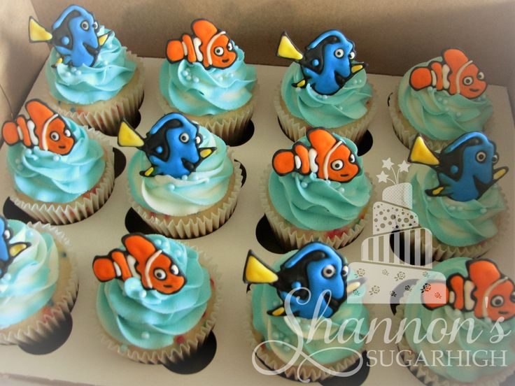 Finding Nemo Cupcakes