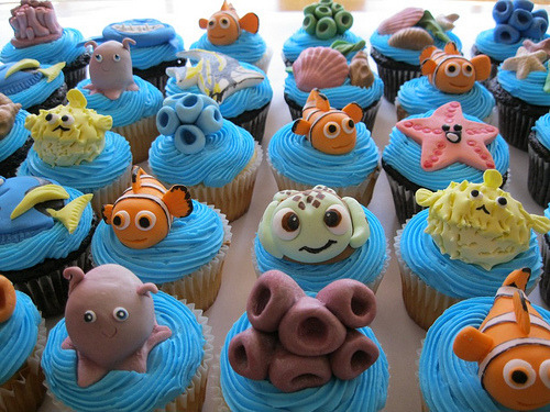 Finding Nemo Cupcakes