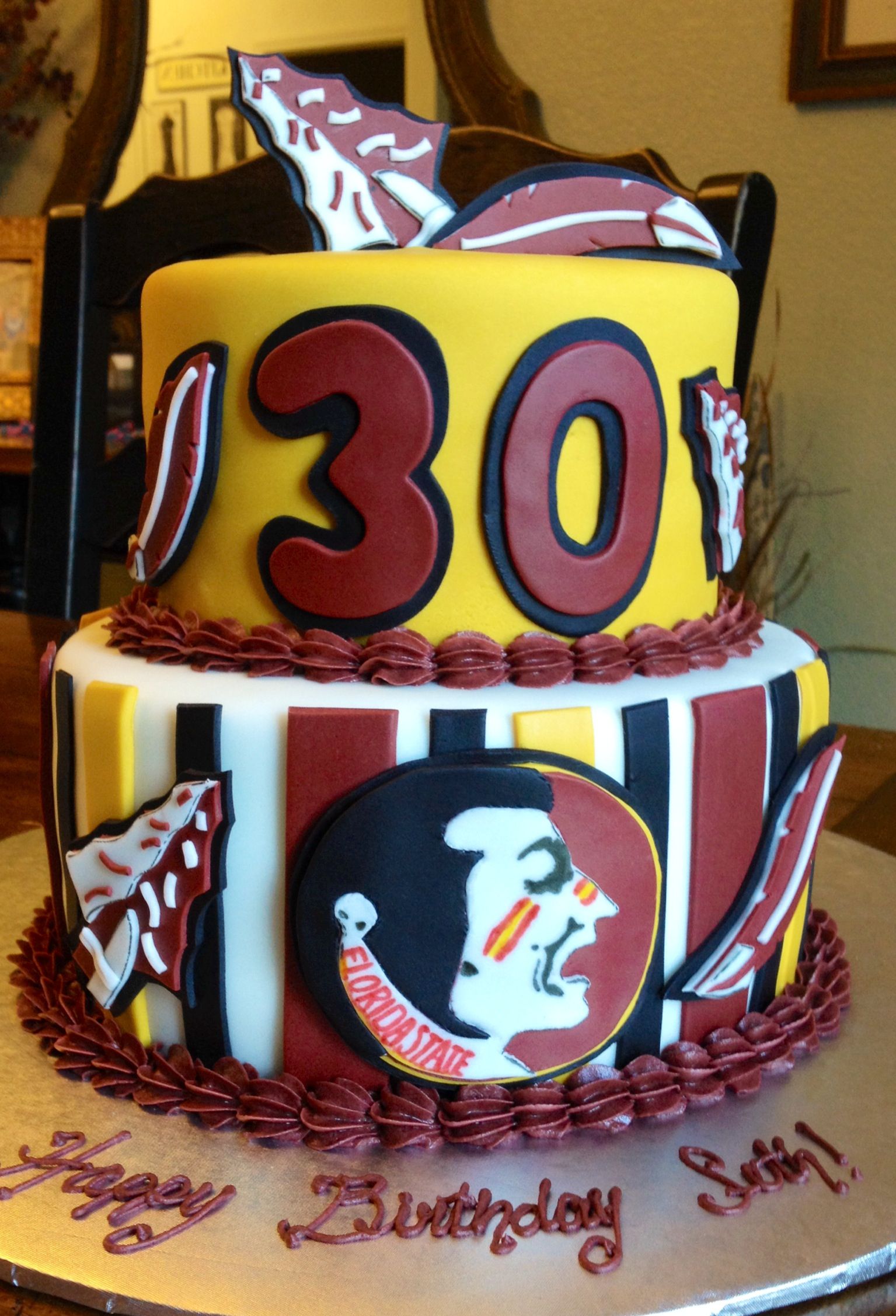 Florida State Seminoles Birthday Cake