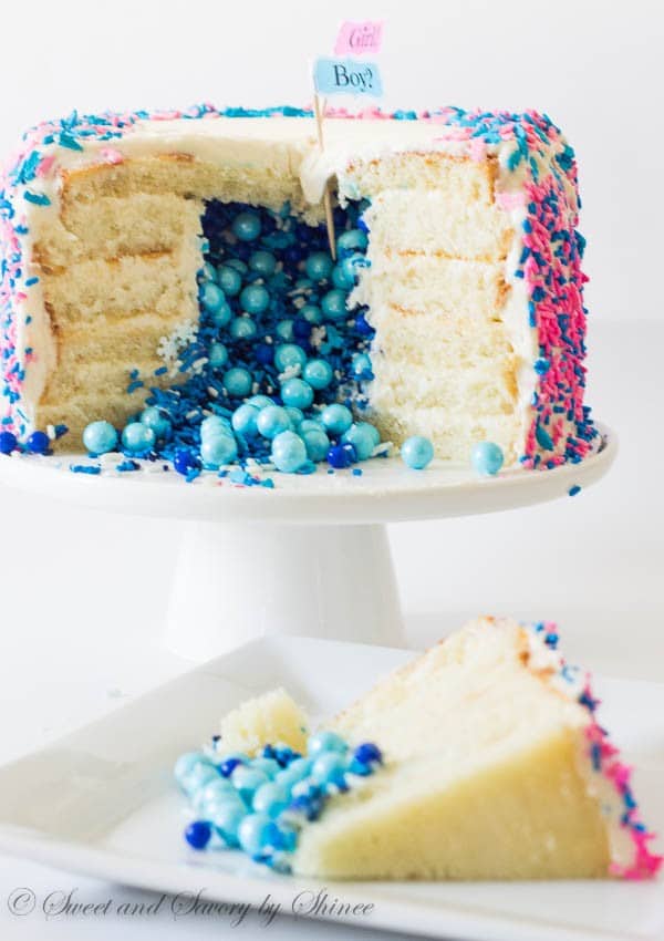 Gender Reveal Cake