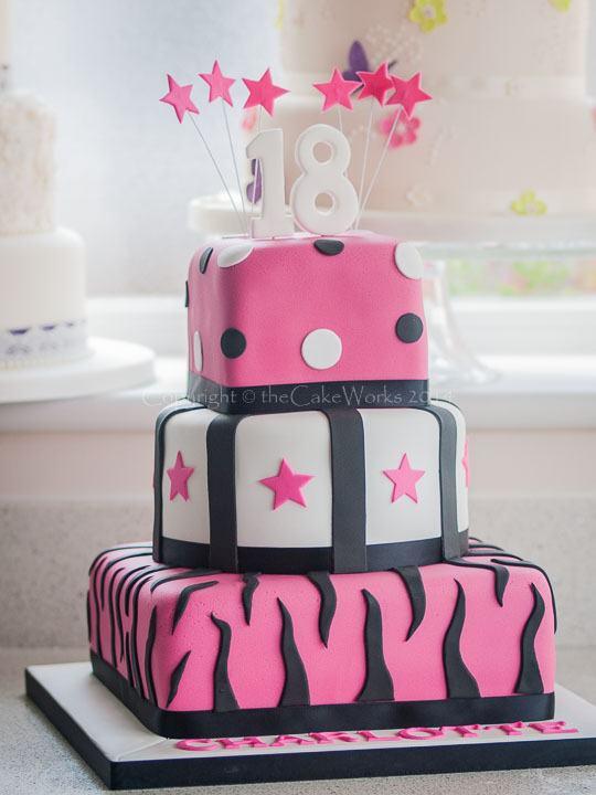 Girls 18th Birthday Cake