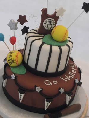 Girls Softball Team Cakes