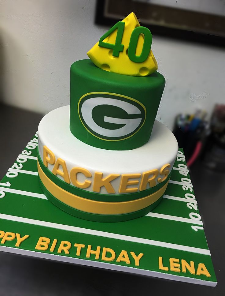 Green Bay Packers Birthday Cake