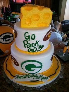 Green Bay Packers Birthday Cake