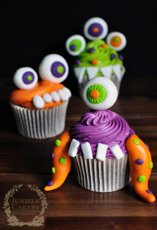 Halloween Monster Cupcake Ideas