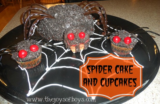 Halloween Spider Cake