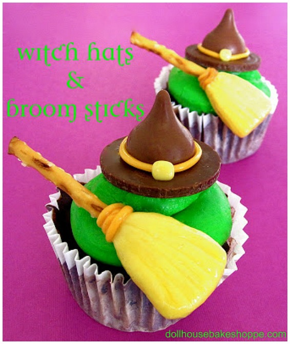 Halloween Witches Hat Cupcakes