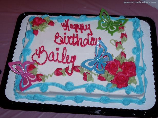 Happy Birthday Bailey Cake