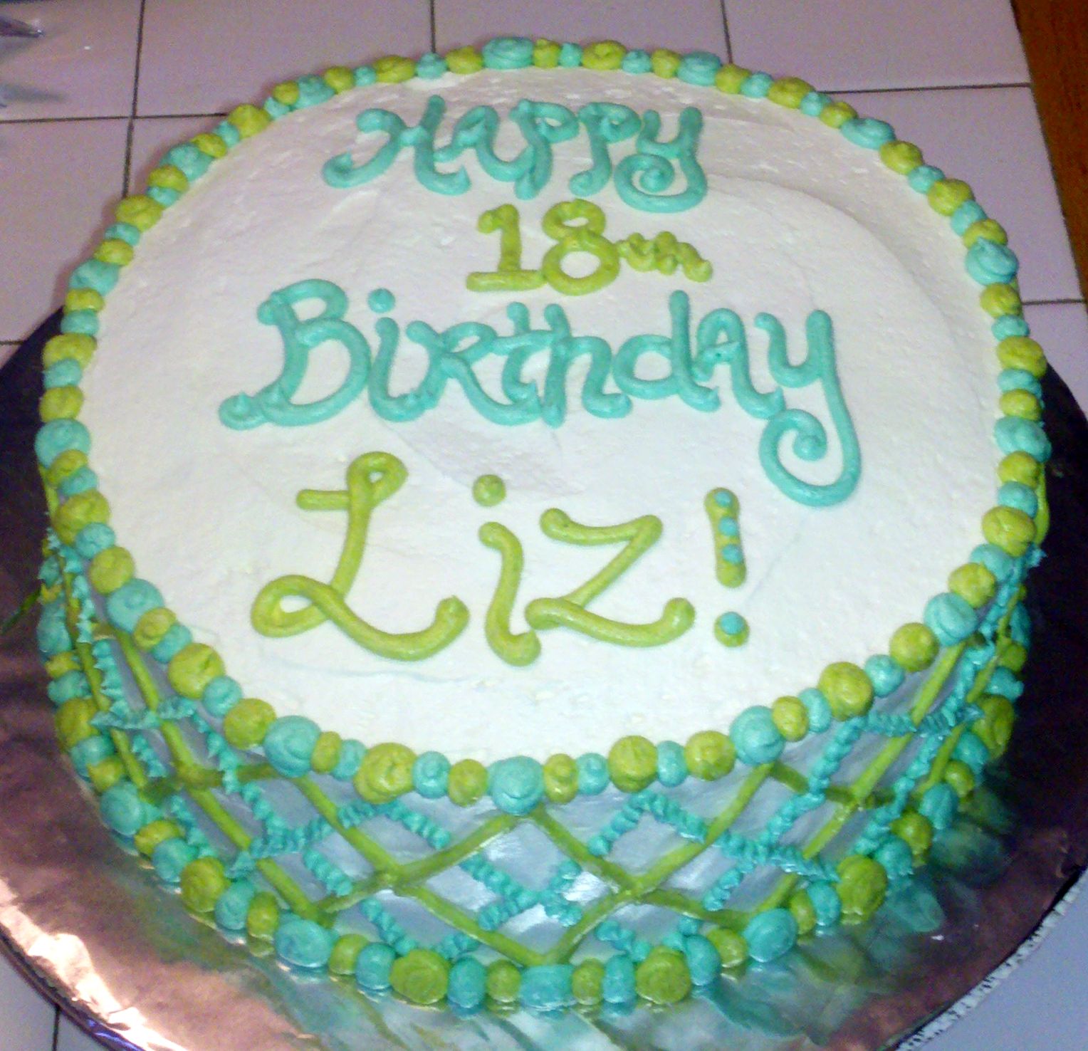 Happy Birthday Liz Cake