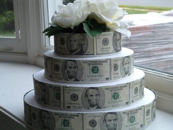 Happy Birthday Money Cake