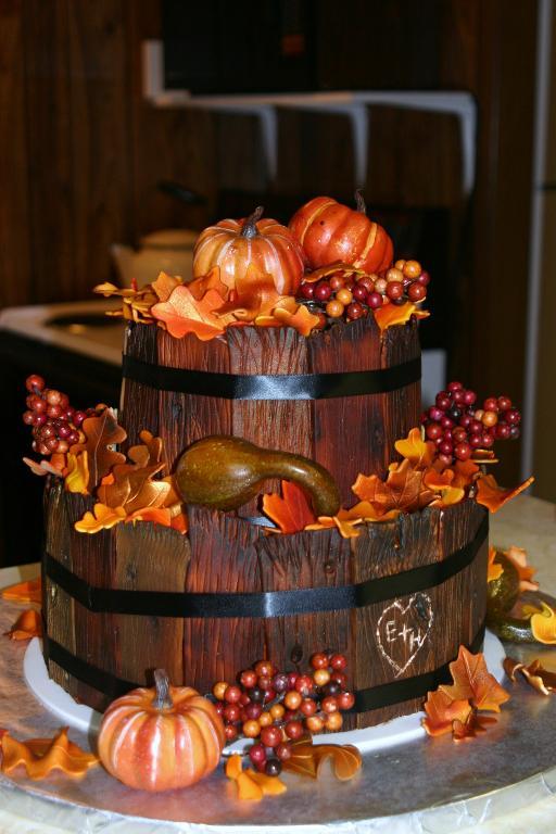 Harvest Time Wedding Cake