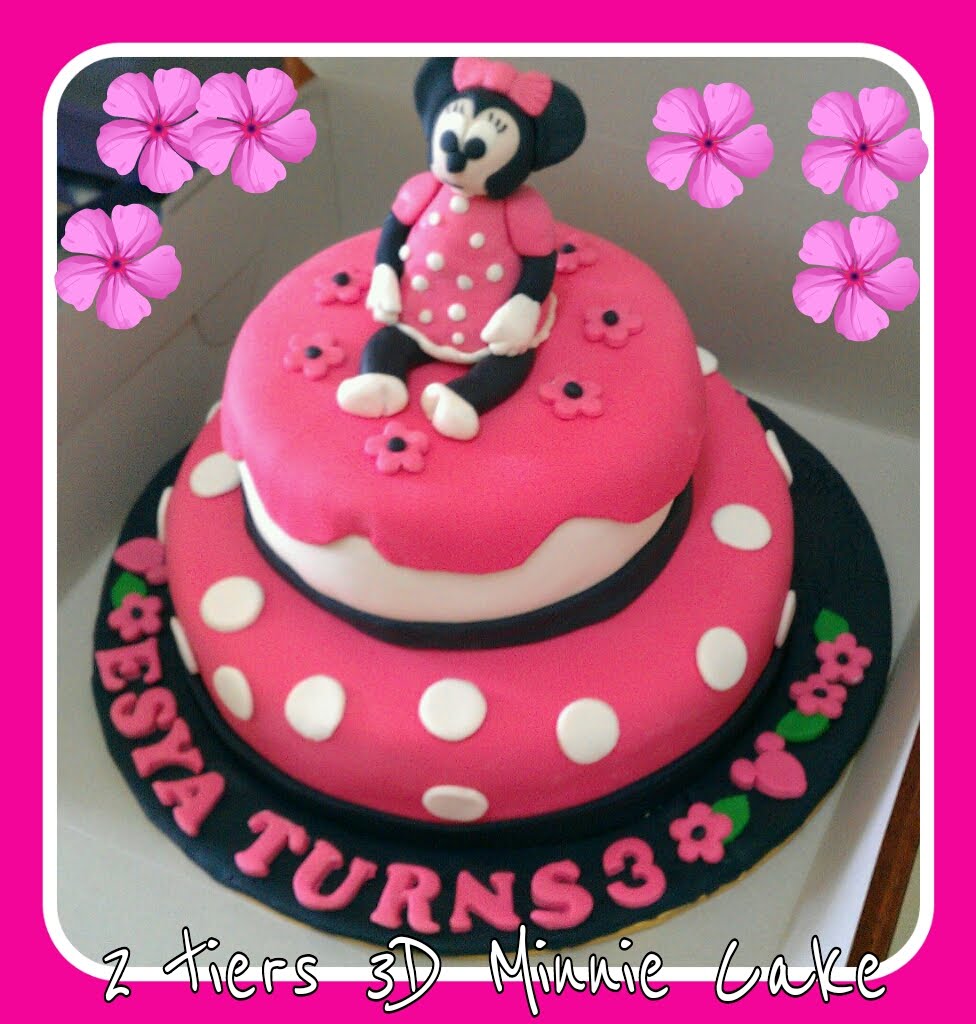 Homemade Minnie Mouse Cake