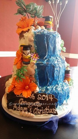 Luau Graduation Cake Ideas