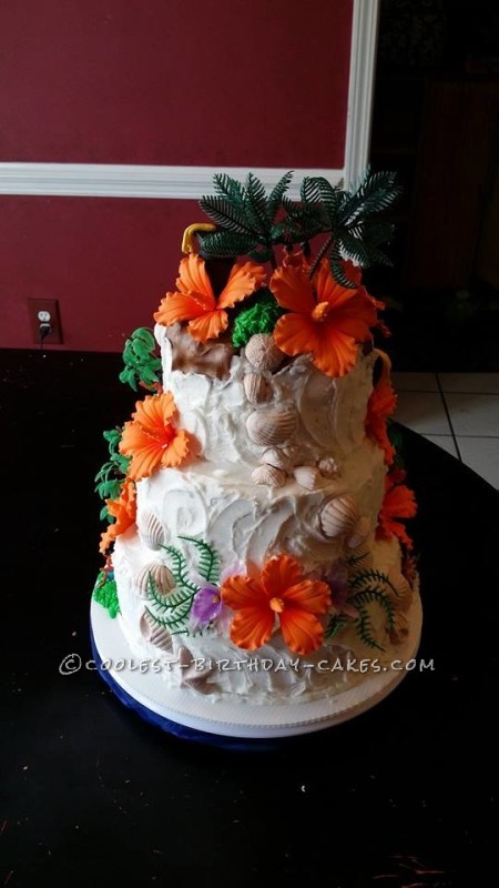 Luau Graduation Cake Ideas