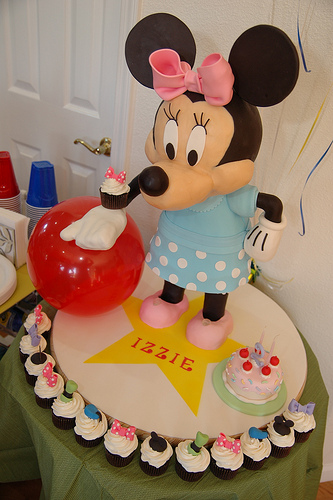 Mickey and Minnie Mouse 3D Cakes