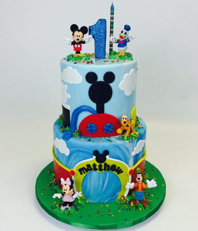 Mickey Mouse Birthday Cake