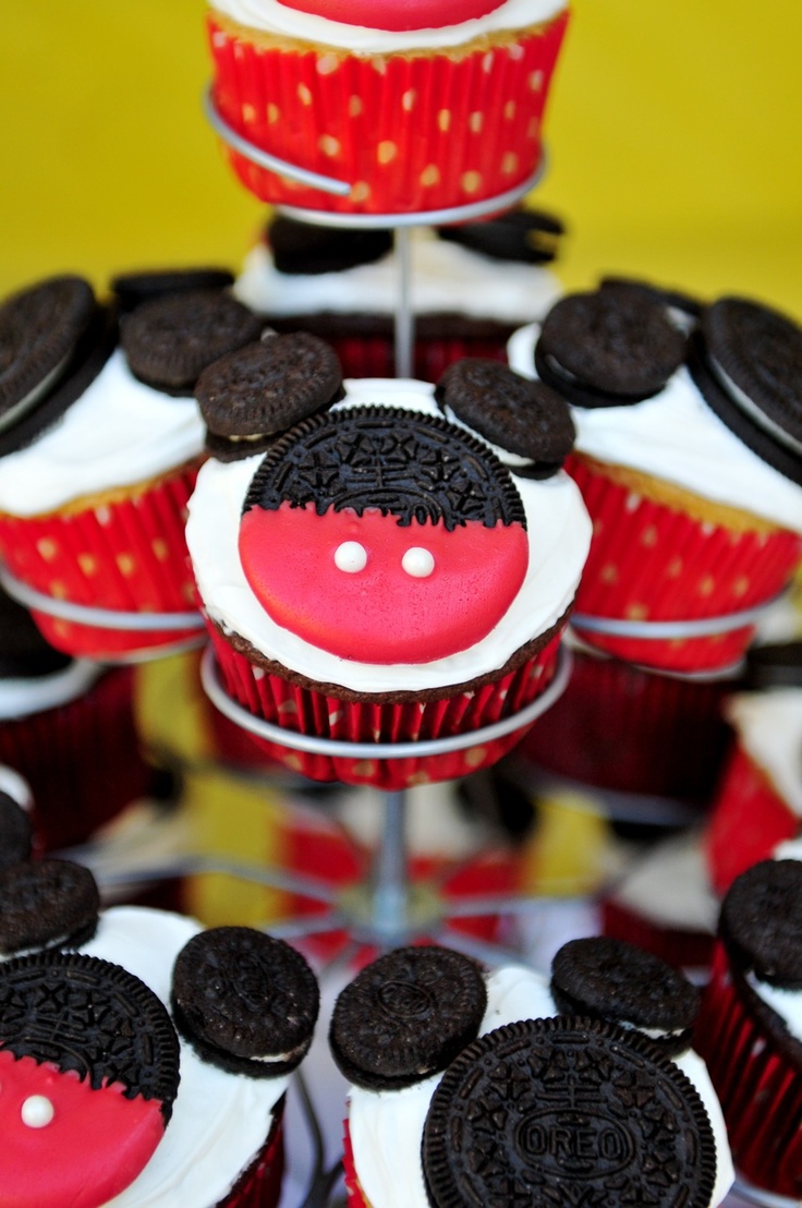 Mickey Mouse Oreo Cupcakes Easy