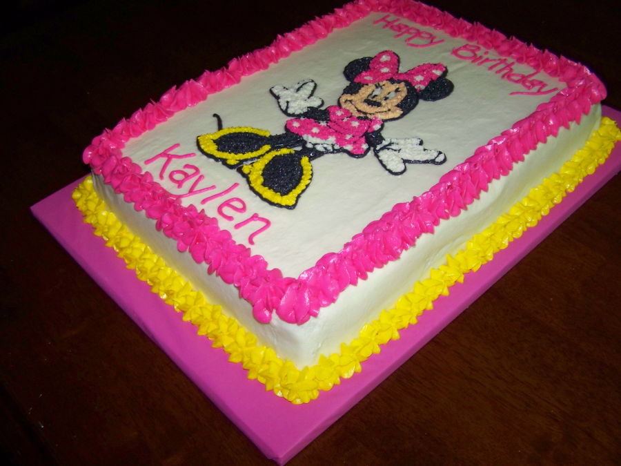 Minnie Mouse Birthday Cake