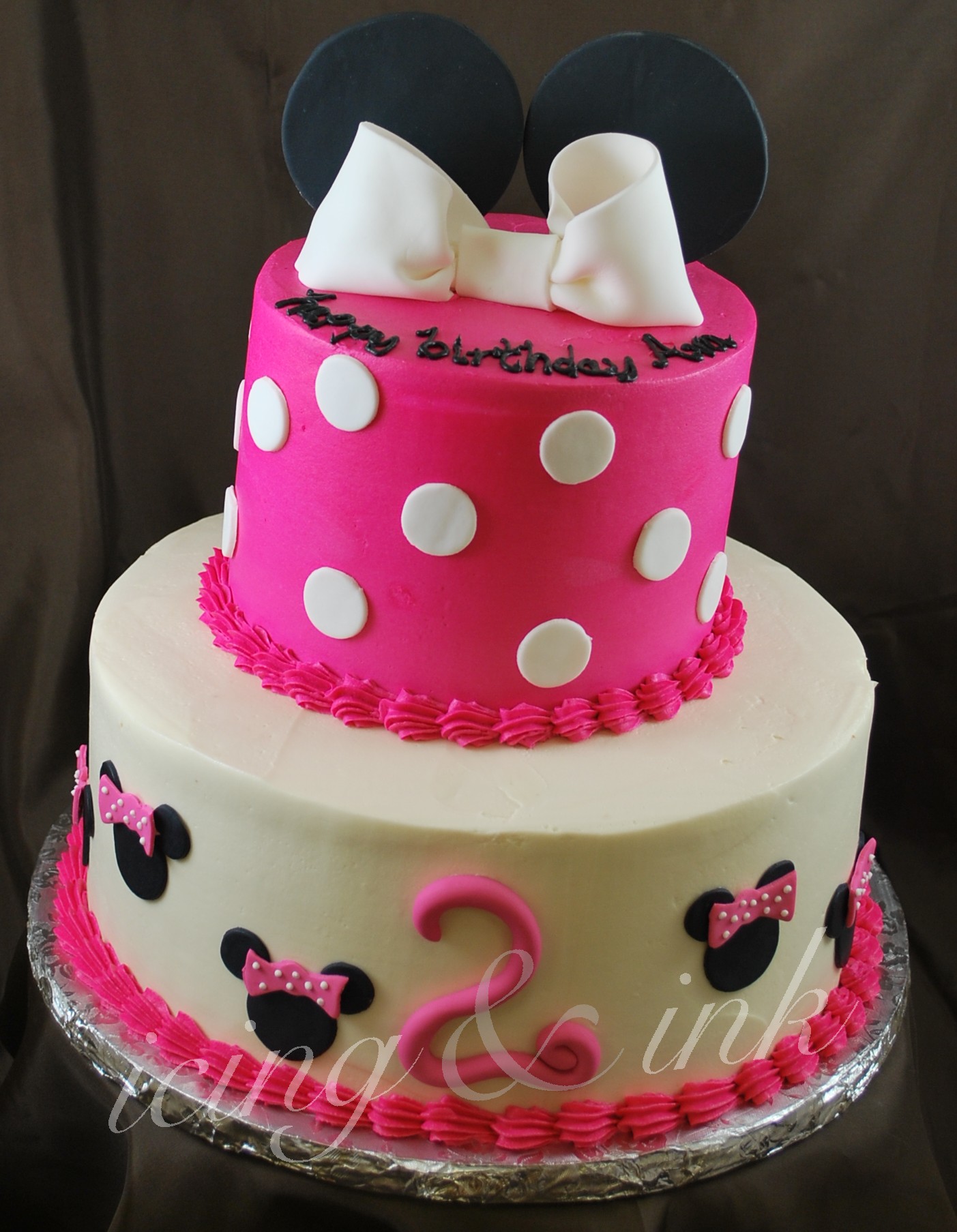 Minnie Mouse Birthday Cake