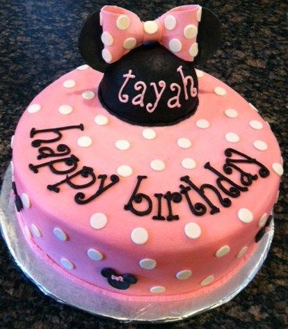 Minnie Mouse Cakes Whipped Icing