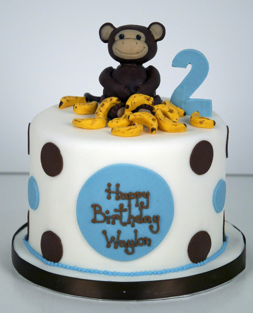 Monkey Birthday Cake