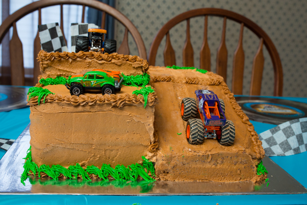 Monster Truck Birthday Cake Idea