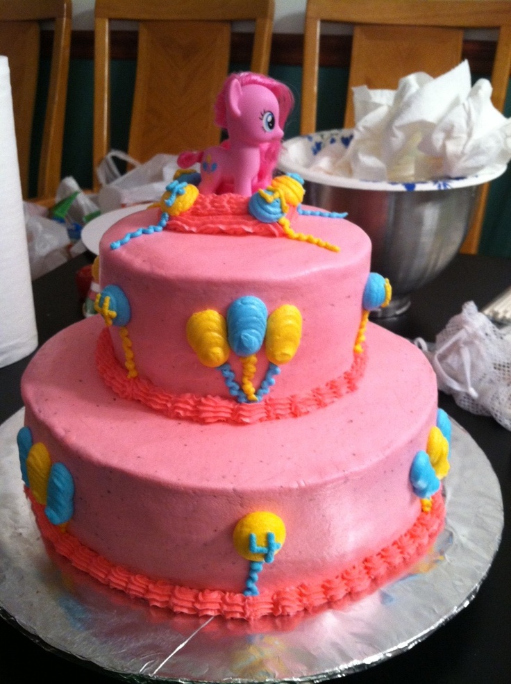 My Little Pony Birthday Cake Buttercream