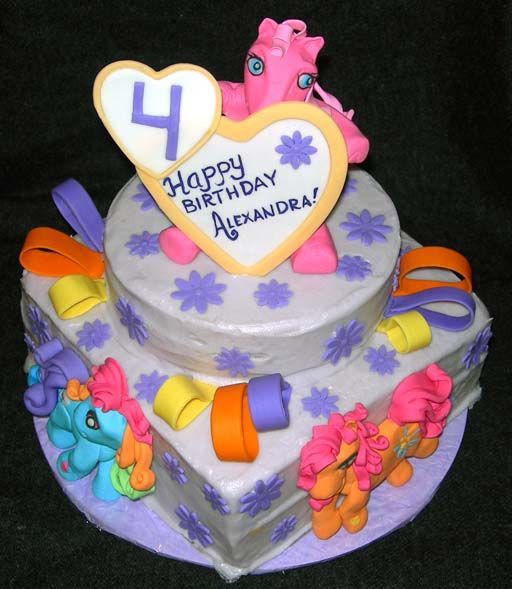 My Little Pony Cake Buttercream