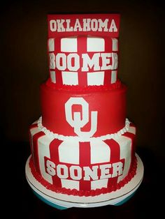 Oklahoma Sooners Birthday Cake