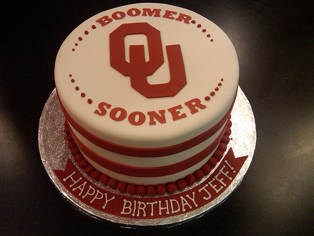 OU Sooner Birthday Cake