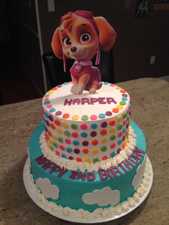 PAW Patrol Birthday Cake Girl