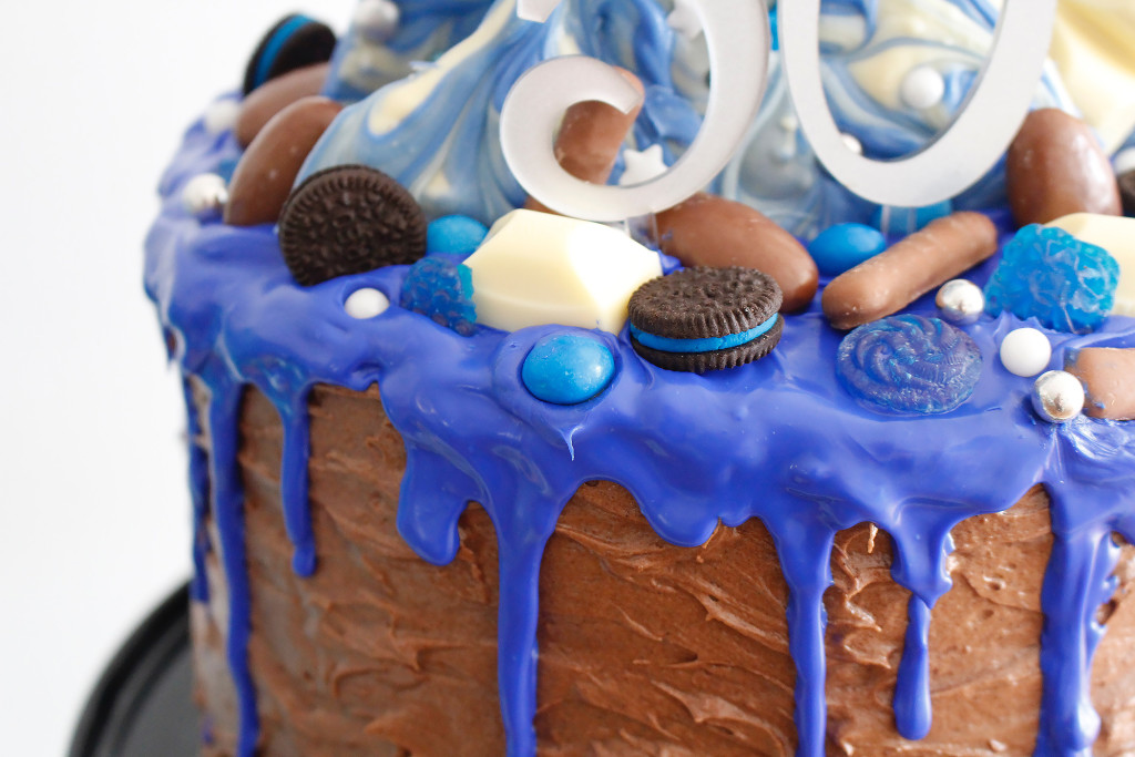 Pictures of Blue Birthday Cake Designs for Men