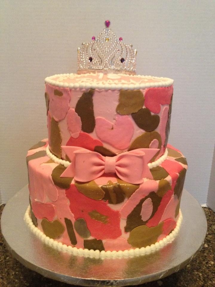 Pink Camo Birthday Cake Ideas