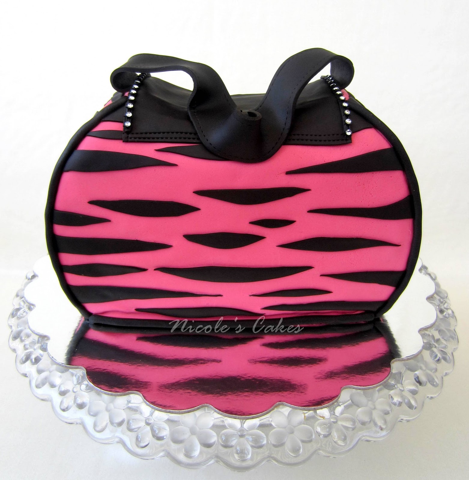 Pink Zebra Cakes for Girls