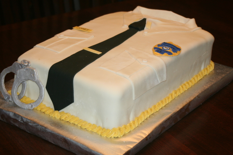 Police Retirement Cake Ideas