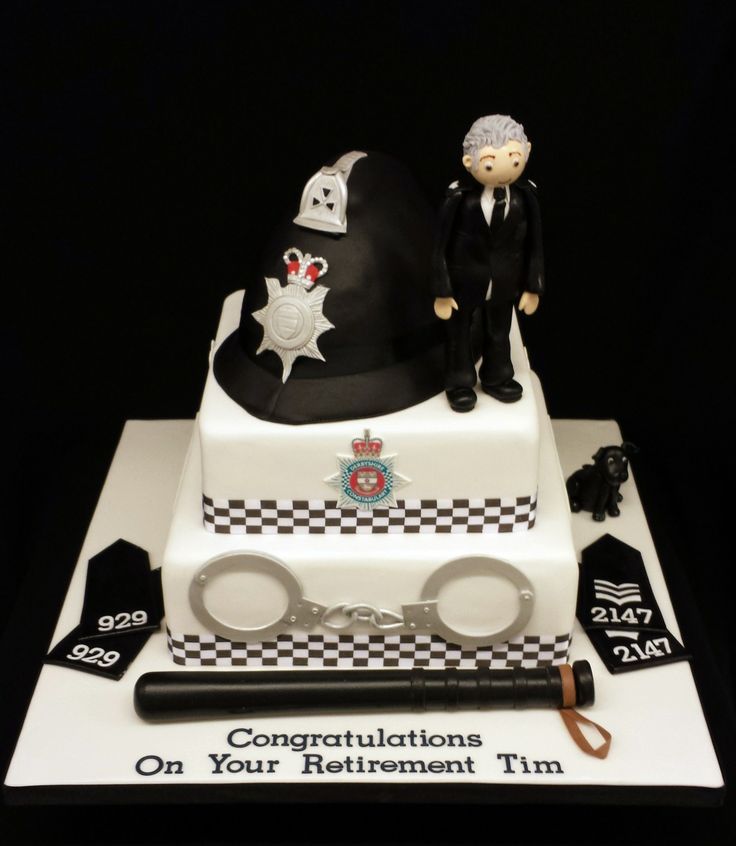 Police Retirement Cake