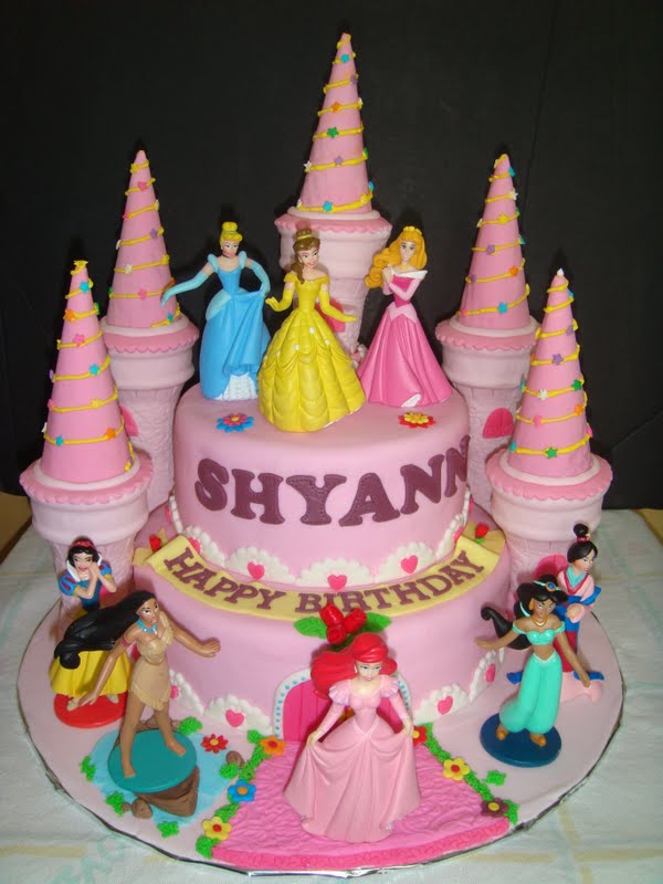 5 Photos of Disney Princess Fondant Cakes