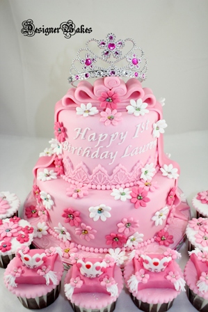 Princess Theme Birthday Cake