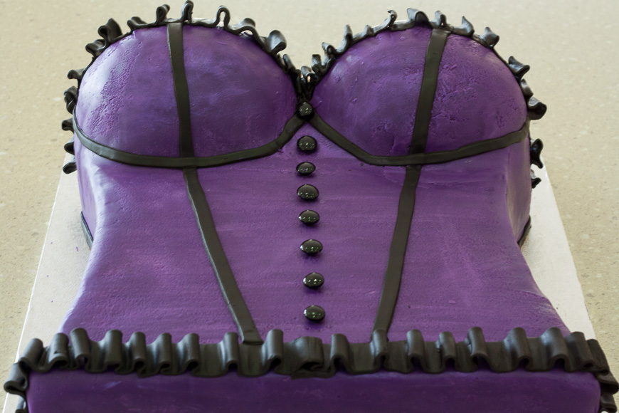 Purple Corset Cake