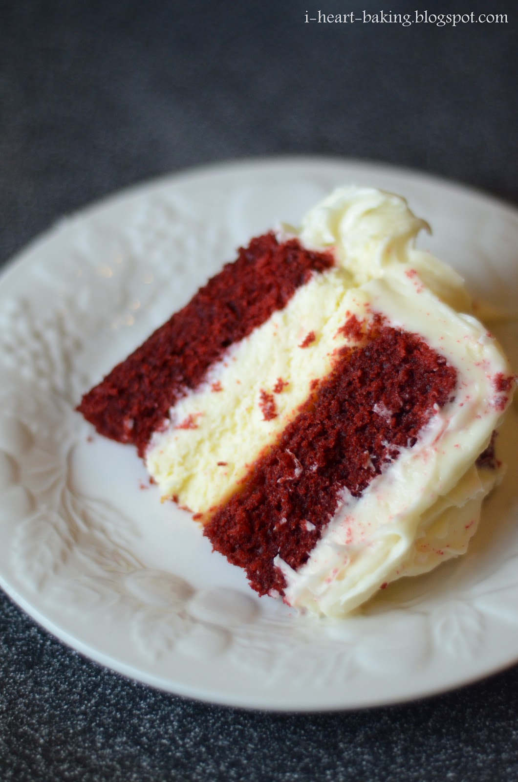 Red Velvet Cake with Cheesecake Middle