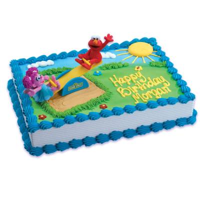 Sesame Street Elmo and Abby Cake