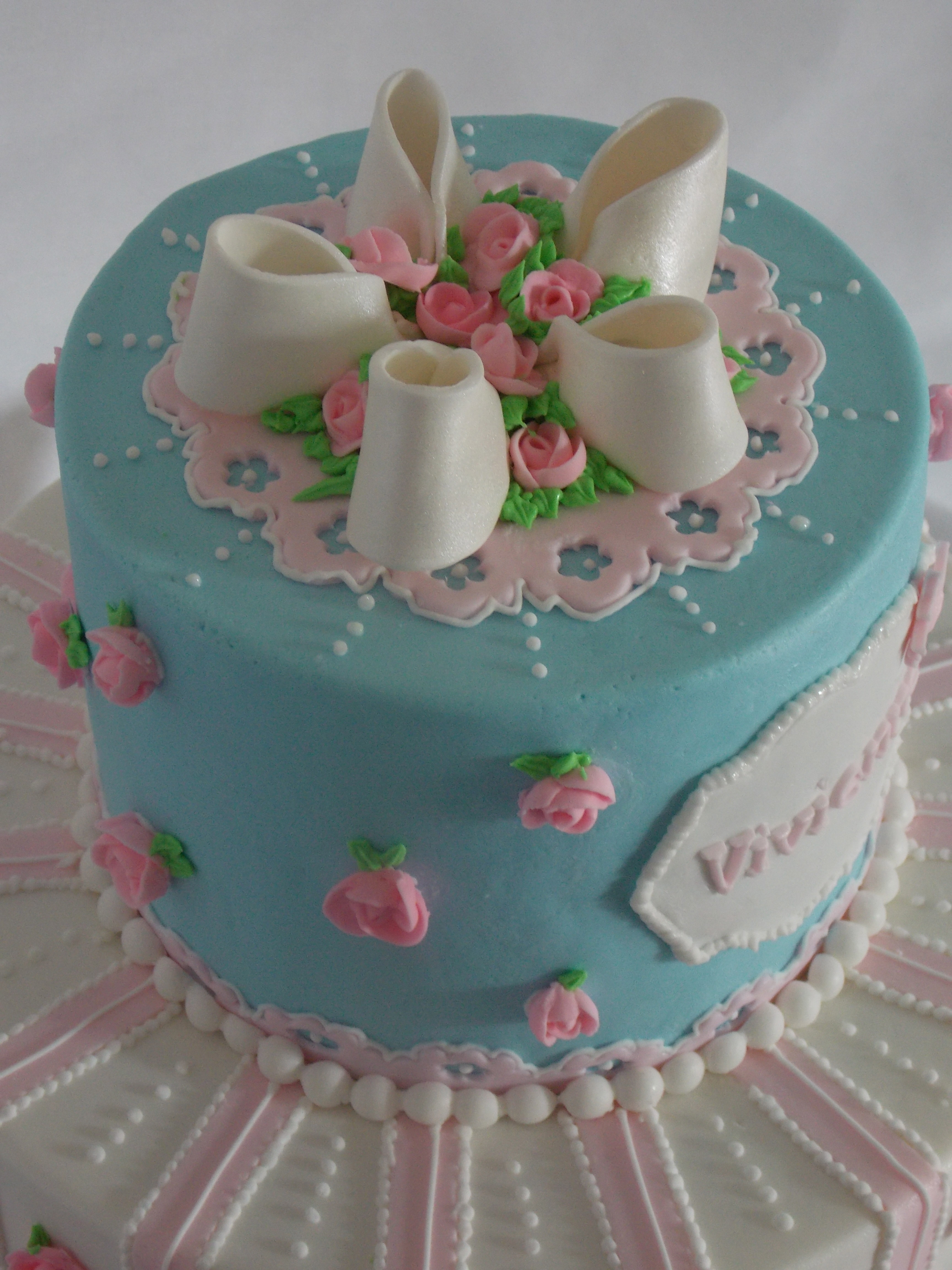 Shabby Chic Birthday Cake