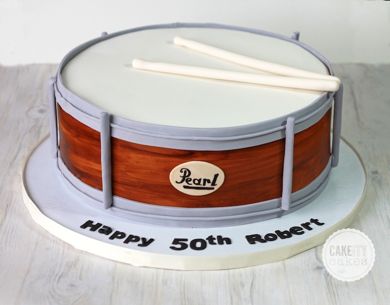 Snare Drum Cake